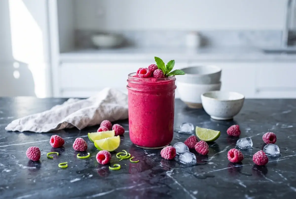 Citron Vert & Framboise Sorbet